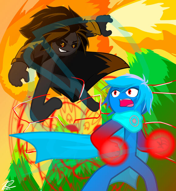 Cinder vs ANR (Fan Art)